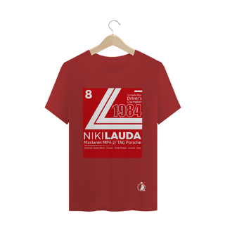 Nome do produto T-Shirt Estonada Quick Racing | Niki lauda 1984 McLarem MP4/2