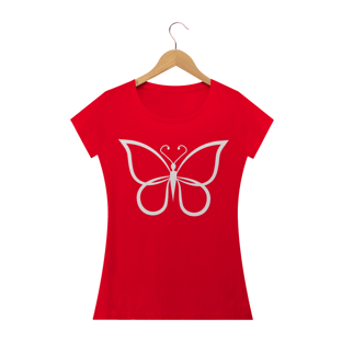 Nome do produtoCamisa Feminina Preta Borboleta +Cores