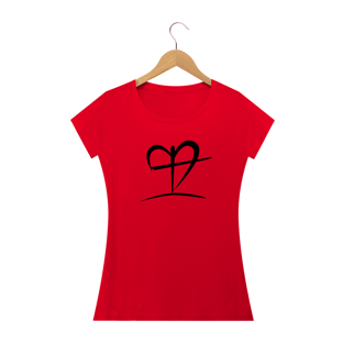 Nome do produtoCamisa Feminina Banca Coração e Cruz +Cores