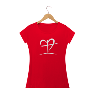 Nome do produtoCamisa Feminina Preta Coração e Cruz +Cores