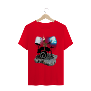 Nome do produtoCamiseta Drummer Skull - branca, vermelha, amarela.