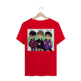 Nome do produto Camiseta Felps, Cellbit e Alan ( Modelo 2 )