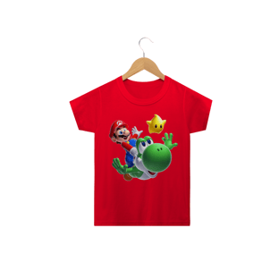 Nome do produtoCamiseta infantil Super Mario Bros