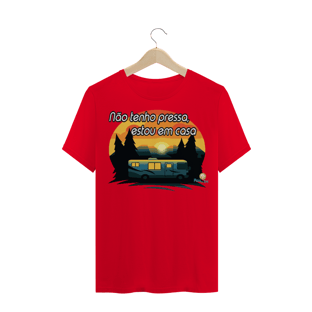 Nome do produtoCAMISETA TRADICIONAL - NÃO TENHO PRESSA ESTOU EM CASA
