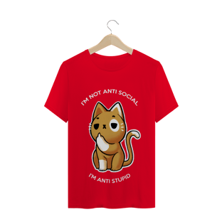 Nome do produtoCamiseta Não Sou Antissocial (gatos)