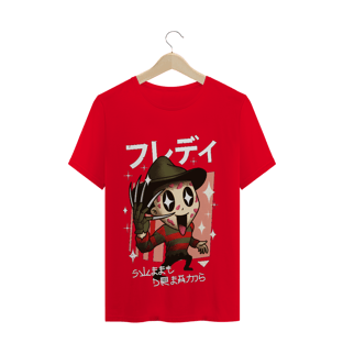 Nome do produtoCamiseta Freddy Chibi (halloween,personagens)