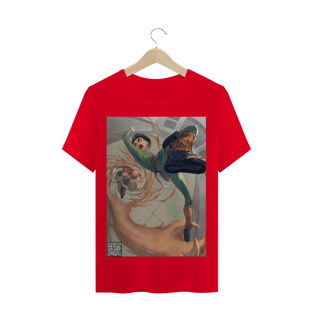Nome do produtoCamiseta - Rock Lee vs Gaara - Linkin Park