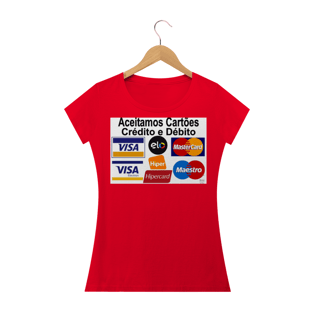Nome do produtoCamisa feminina aceitamos cartões de crédito