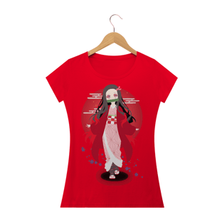 Nome do produtoCamiseta Feminina Kimetsu no Yaiba - Nezuco