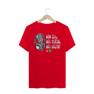 Nome do produto Camiseta Bom dia, Boa Tarde. Boa noite com fone