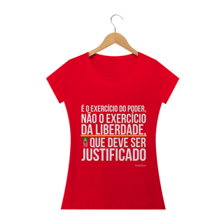 Nome do produto Camiseta Frase David Boaz Feminina
