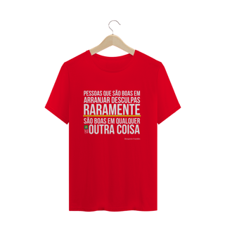 Nome do produto Camiseta Frase Benjamin Franklin