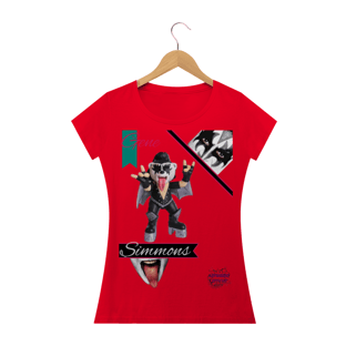 Nome do produtoGene Simmons! Camisa Feminina Baby Long Quality
