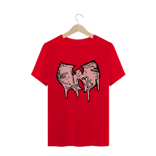 Nome do produtoCamiseta de Malha Quality Wu Tang Clan Logo Draw Grafite Rosa