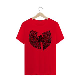 Nome do produtoCamiseta de Malha Quality Wu Tang Clan  20 Years Black