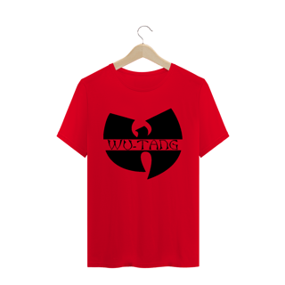 Nome do produtoCamiseta de Malha Quality Wu Tang Clan Logo Texto Tradicional Black