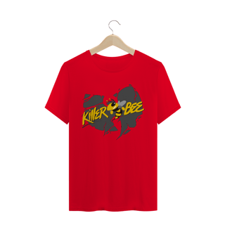 Nome do produtoCamiseta de Malha Quality Wu Tang Clan  Killer Bee Logo Destroyed