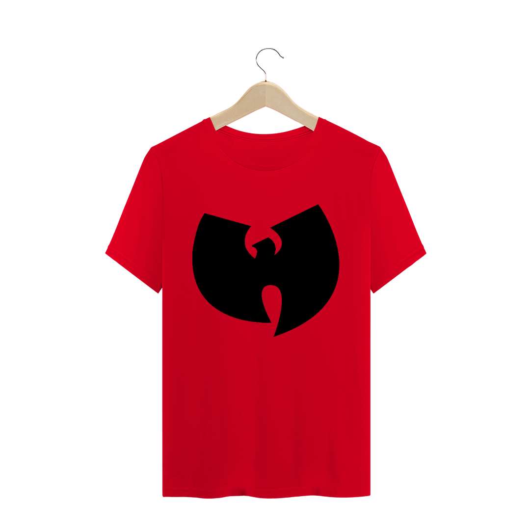 Nome do produto: Camiseta de Malha Quality Wu Tang Clan Logo Tradicional Preto
