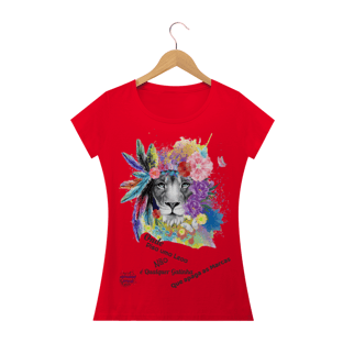 Nome do produtoUma Leoa! Camisa Feminina Baby Long Quality