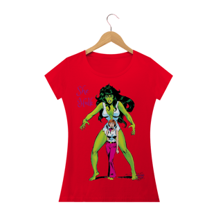 Nome do produtoShe-Hulk Transforme! Camisa Feminina baby long quality