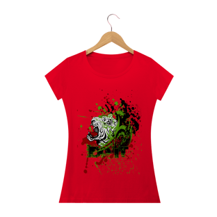 Nome do produtoCamiseta Baby Long Feminina - Do It Tigre