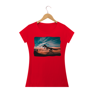Nome do produto Camiseta Baby Long Quality Estampa Passeando com Dinossauro
