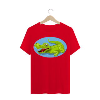 Nome do produto Camiseta Masculina Quality Estampa Jacaré Sorrindo