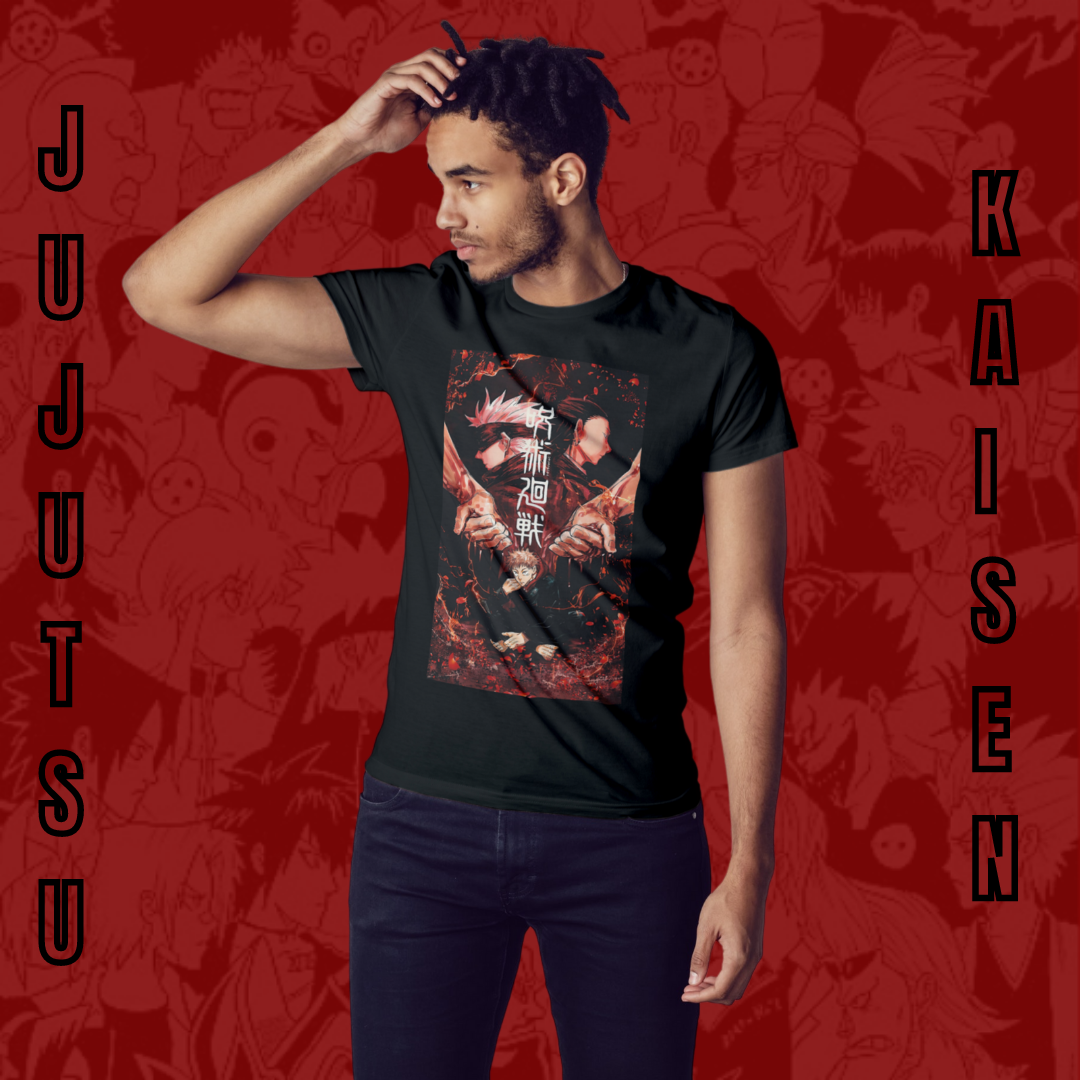 Camisa Jujutsu Kaisen - serie anime