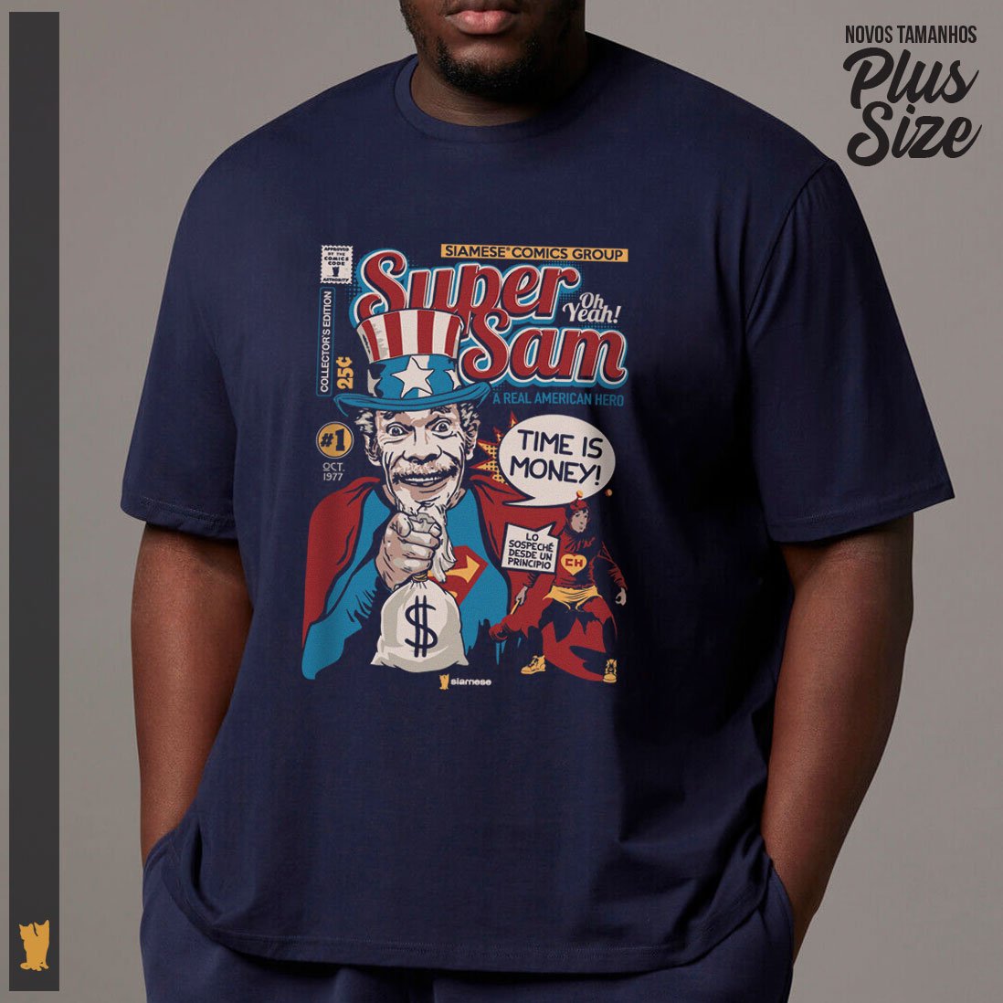 Nome do produto: SIAMESE PLUS SIZE SUPER SAM