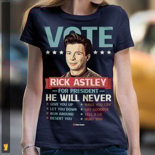 Nome do produto SIAMESE FEMININA VOTE RICK ASTLEY