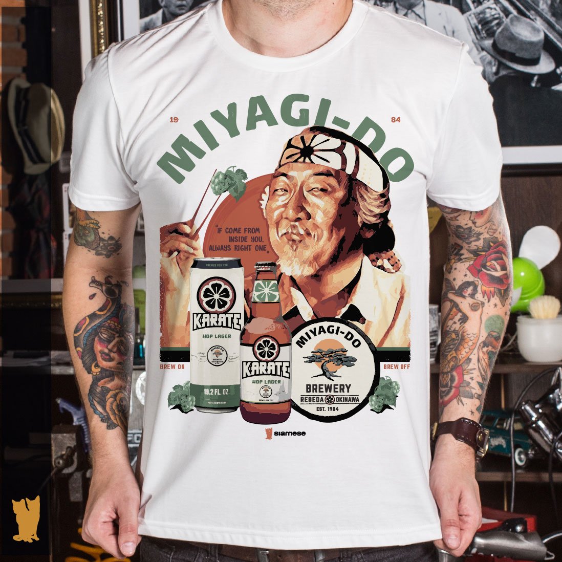 Nome do produto: SIAMESE KARATE KID MIYAGI-DO BRANCA