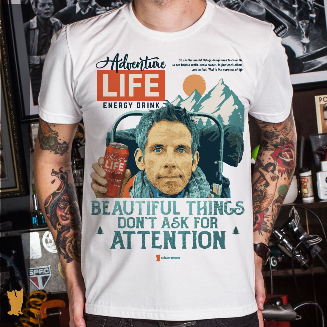 Nome do produto: SIAMESE WALTER MITTY ADVENTURE LIFE BRANCA