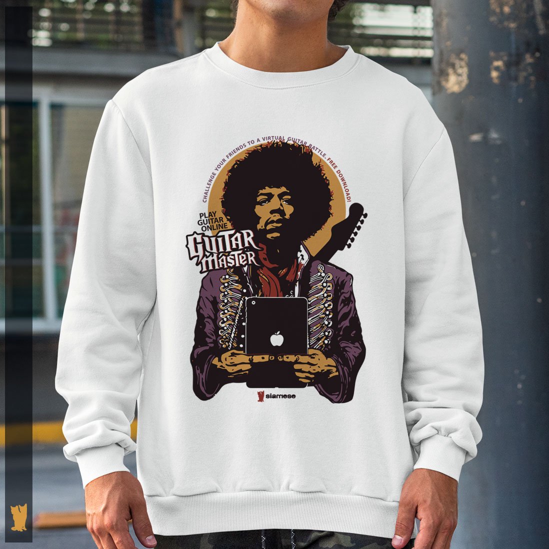 Nome do produto: MOLETOM HENDRIX GUITAR MASTER