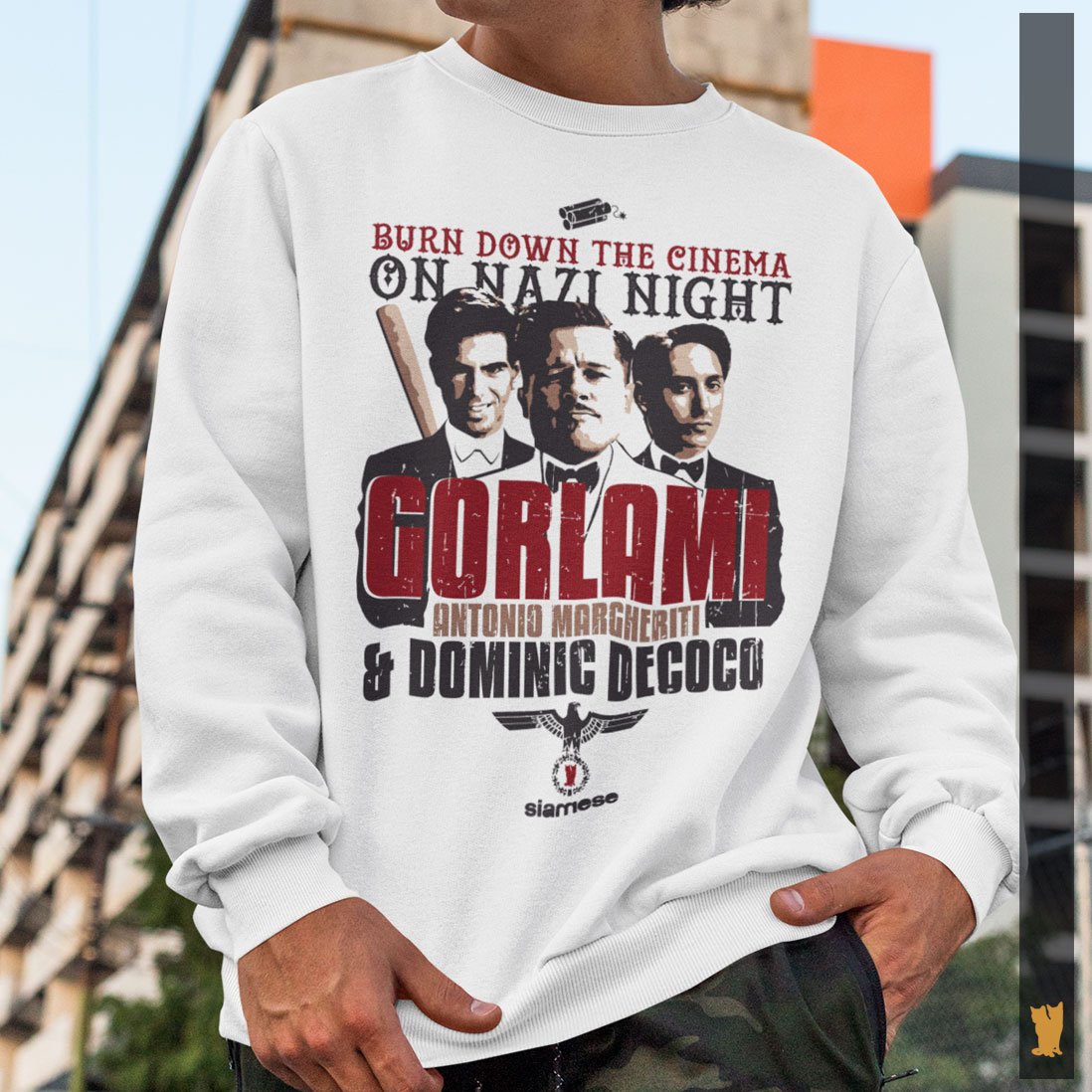 Nome do produto: MOLETOM BASTARDOS INGLÓRIOS GORLAMI