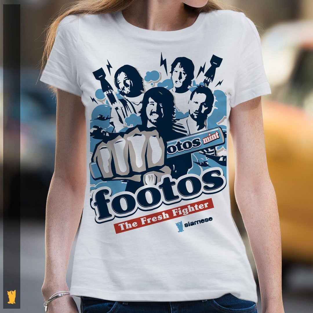 Nome do produto: SIAMESE FEMININA FOO FIGHTERS FOOTOS