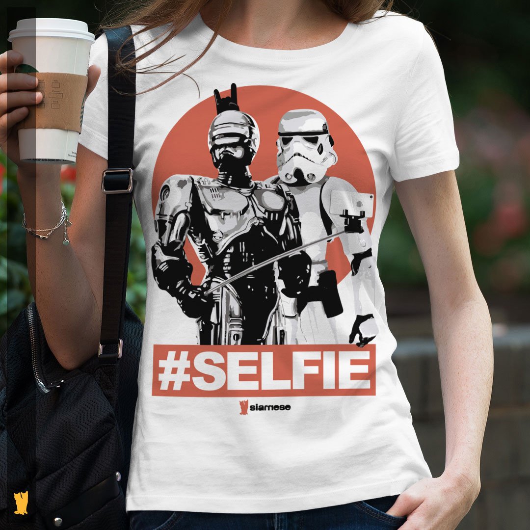 Nome do produto: SIAMESE FEMININA ROBOCOP SELFIE