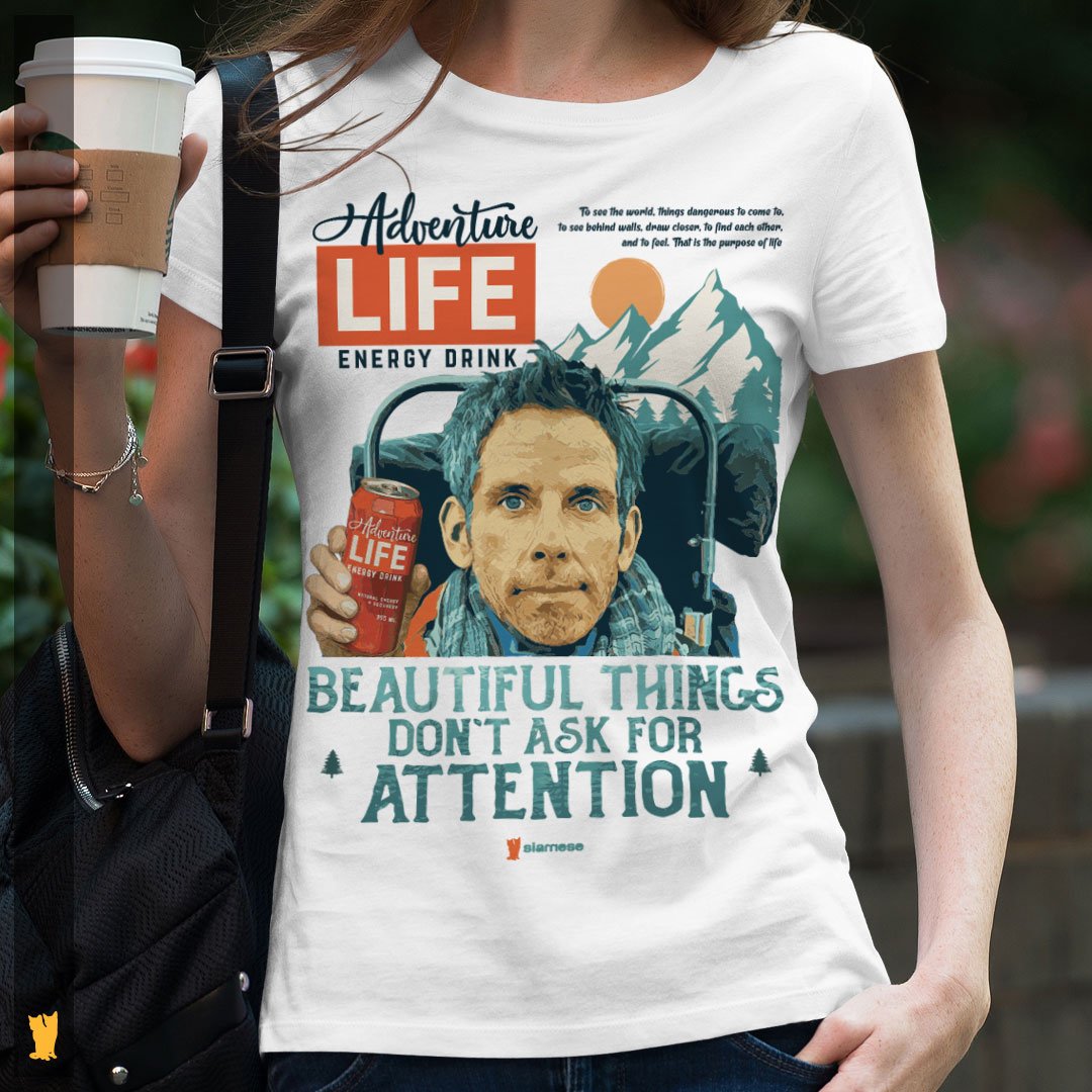 Nome do produto: SIAMESE FEMININA WALTER MITTY ADVENTURE LIFE BRANCA