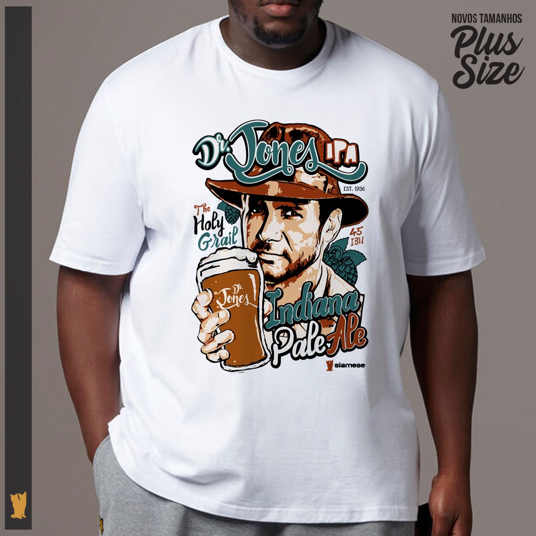 Nome do produto: SIAMESE PLUS SIZE INDIANA JONES IPA