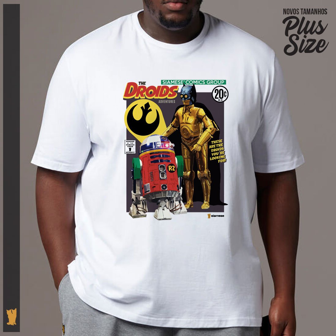 Nome do produto: SIAMESE PLUS SIZE THE DROIDS