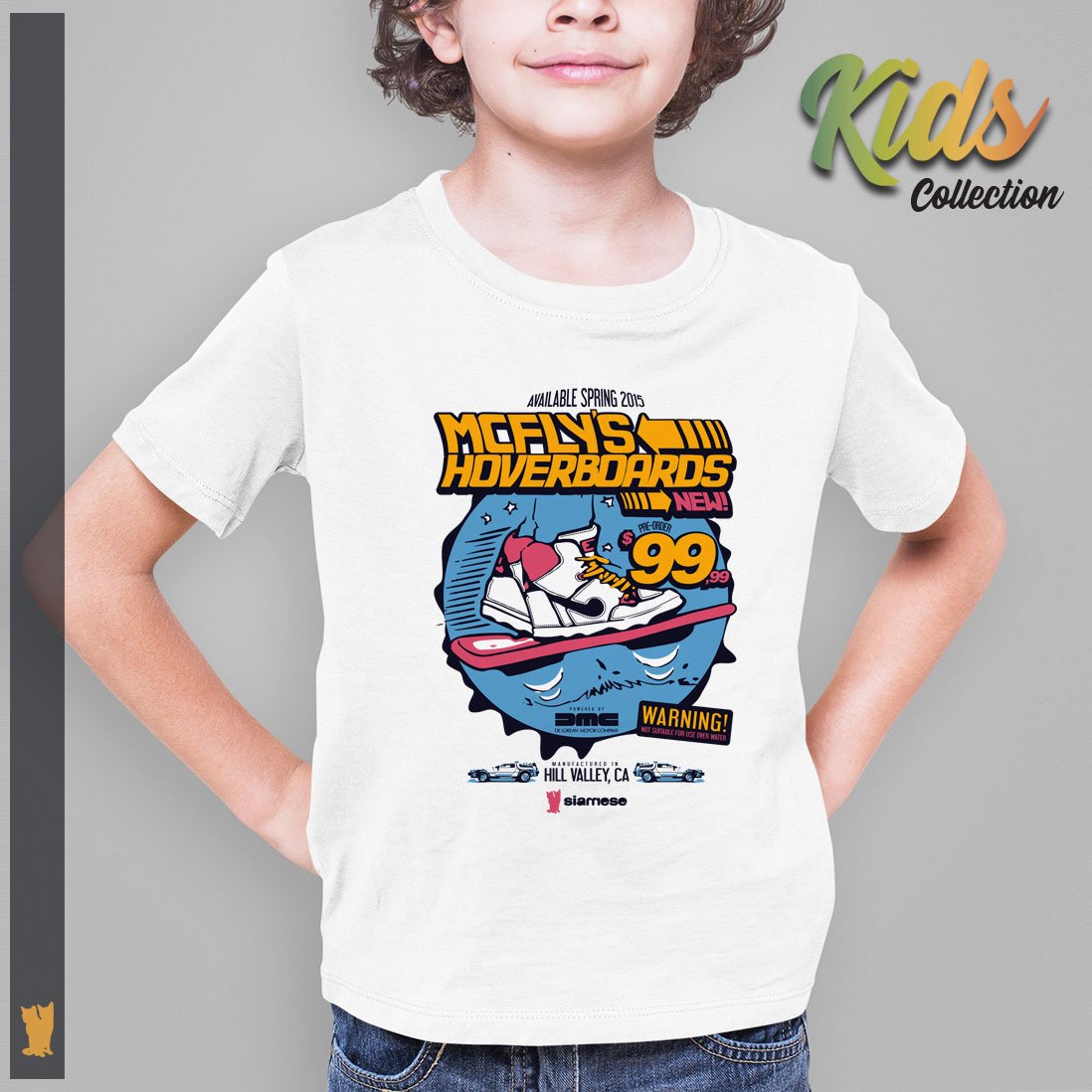 Nome do produto: SIAMESE KIDS DE VOLTA PARA O FUTURO HOVERBOARD