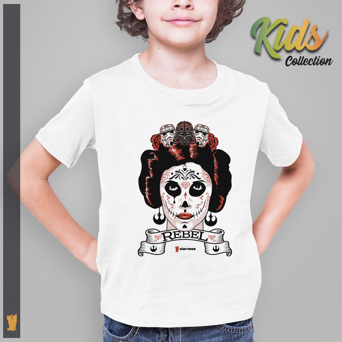 Nome do produto: SIAMESE KIDS LEIA REBEL PRINCESS