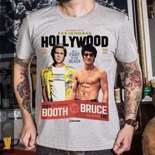 Nome do produto SIAMESE CLIFF BOOTH VS BRUCE LEE - BRANCA