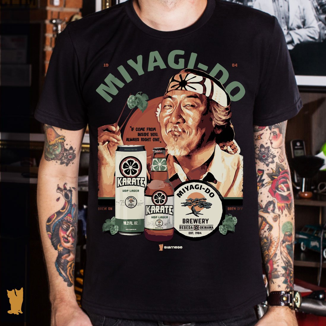 Nome do produto: SIAMESE KARATE KID MIYAGI-DO PRETA