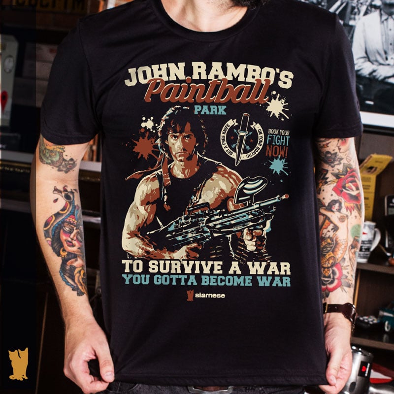 Nome do produto: SIAMESE RAMBO PAINTBALL PARK