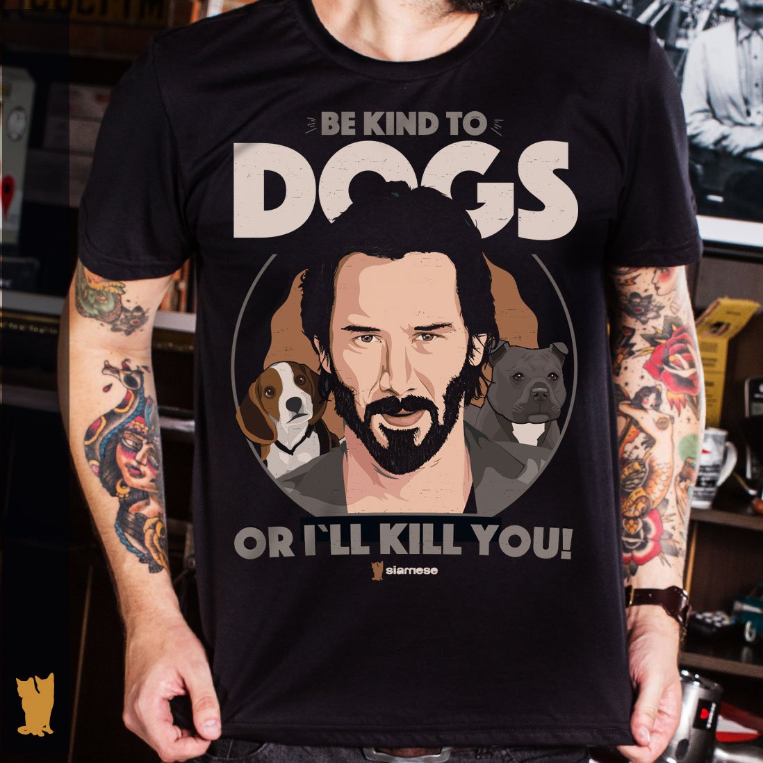 Nome do produto: SIAMESE JOHN WICK DOGS