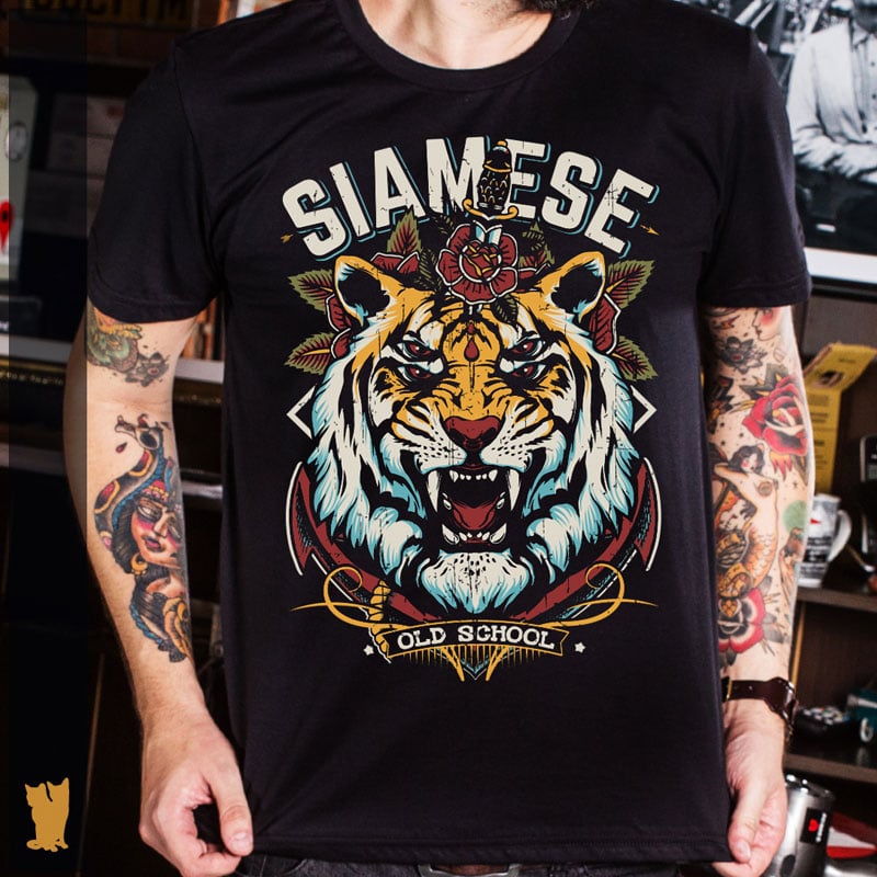 Nome do produto: SIAMESE TIGRE OLD SCHOOL