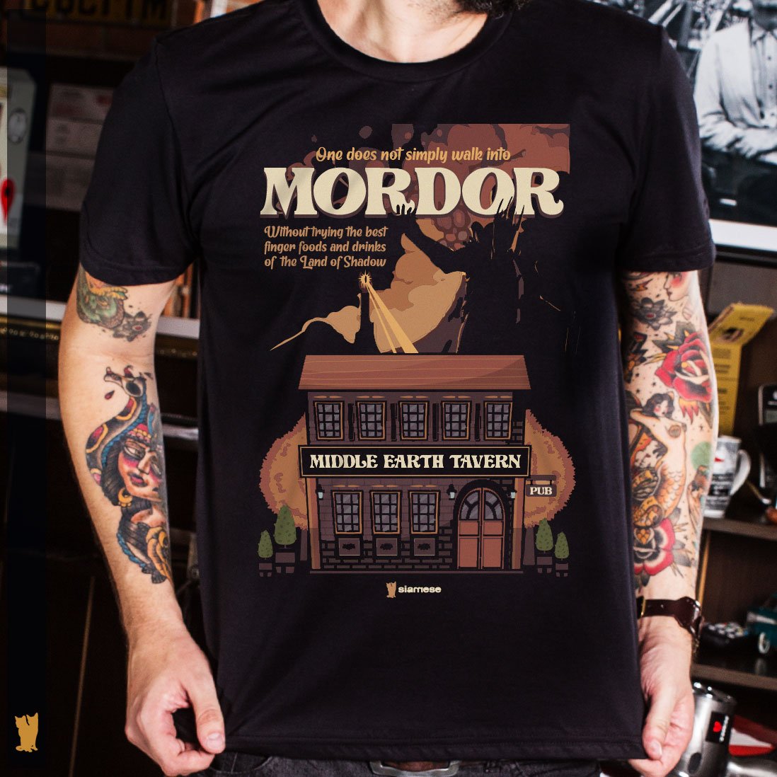 Nome do produto: SIAMESE SENHOR DOS ANÉIS MORDOR TAVERN
