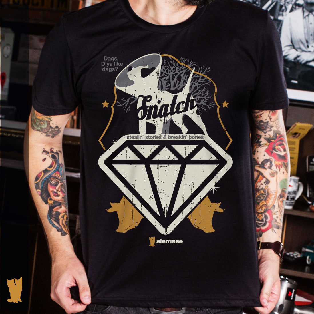 Nome do produto: SIAMESE SNATCH PORCOS E DIAMANTES