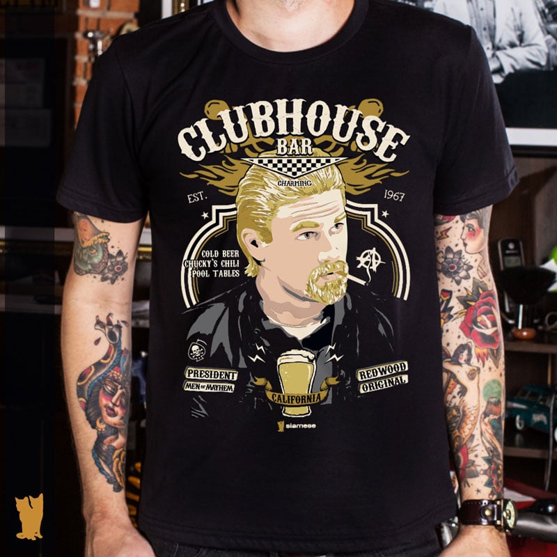 Nome do produto: SIAMESE SONS OF ANARCHY CLUBHOUSE