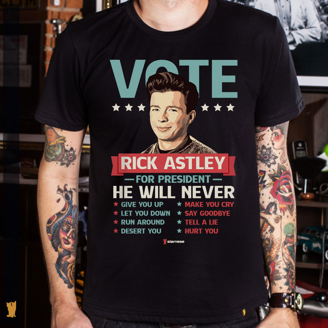 SIAMESE VOTE RICK ASTLEY